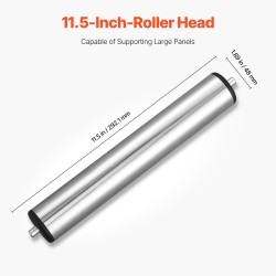 Taittuva teräsrullatuki 113 kg kantavuus säädettävä korkeus 685–1092 mm 2 kpl