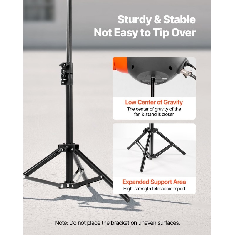 Vaahtokone keskipakopuhallin kannettava jalustateline altaalle ja ulkokäyttöön