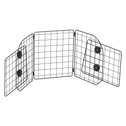 Koiraverkko autoon teräsrunko säädettävä leveys jopa 1565 millimetriä poraamaton asennus