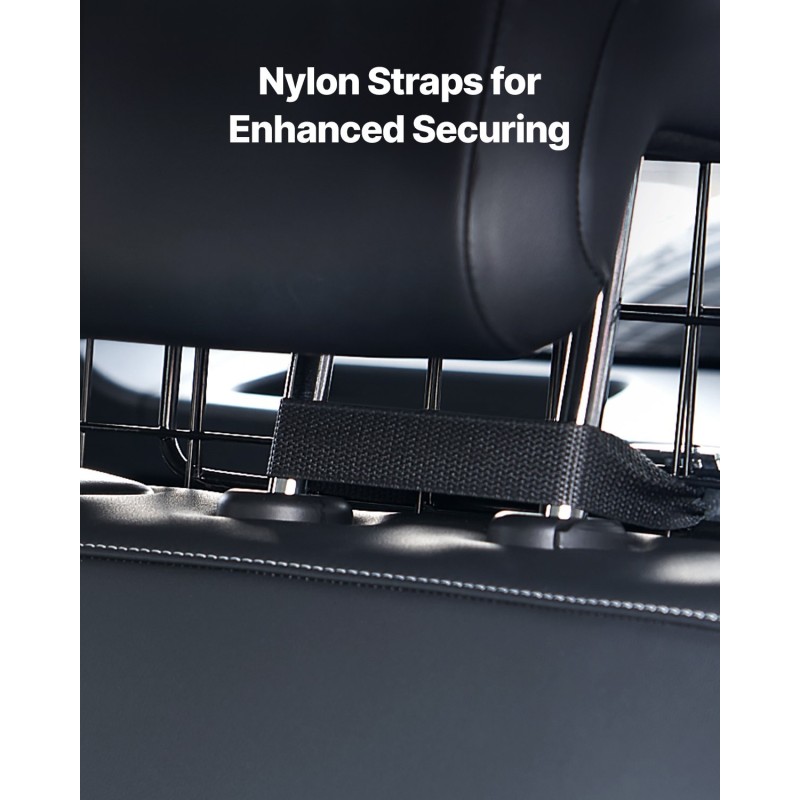 Auton koiraverkko vahva teräs säädettävä leveys 968–1685 mm takapenkin niskatukiin