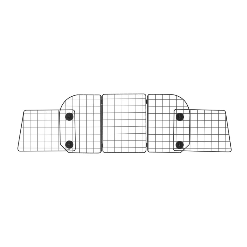 Koiran autoverkko teräsrunko säädettävä enintään 1524 mm poraamaton kiinnitys niskatukiin