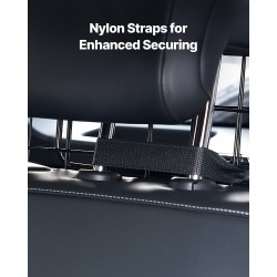 Koiraverkko autoon teräsrunko säädettävä leveys 1539 mm niskatukiin kiinnitys