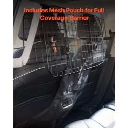 Koiraverkko autoon säädettävä 1539 mm teräsrunko yleismallinen poraton asennus