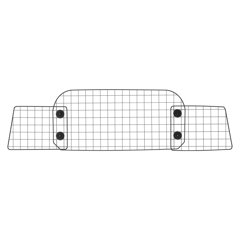 Koiraverkko autoon säädettävä 1539 mm teräsrunko yleismallinen poraton asennus