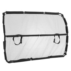 Auton koiraverkko teräsrunko paksu polyesterikangas 1415 810 mm