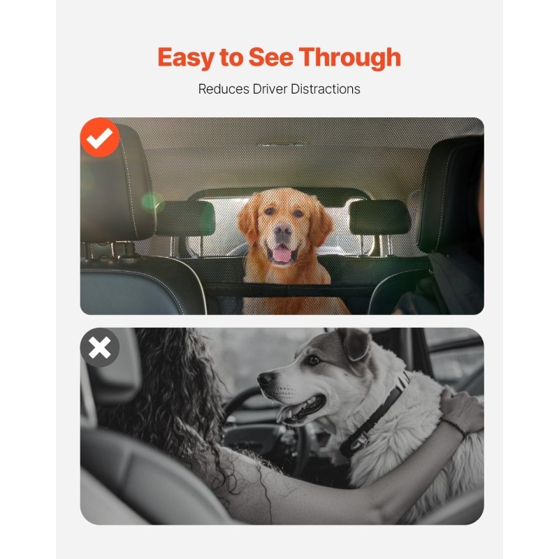 Auton koiraverkko teräsrunko paksu polyesterikangas 1415×810 mm