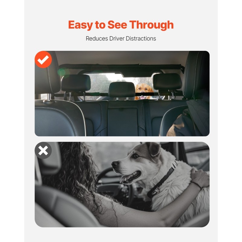 Autoverkko koiralle musta teräsrunko polyesterikangas 1170x540 mm