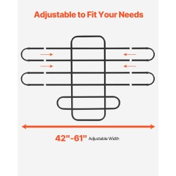 Koiraverkko autoon säädettävä leveys teräsrunko poraamaton asennus