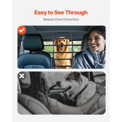 Koiraverkko autoon säädettävä leveys teräsrunko poraamaton asennus