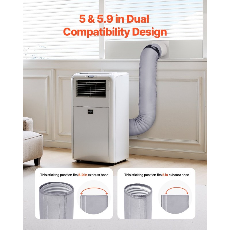 Ilmastointilaitteen letkun suojus kolmikerroksinen jersey-kangas ja sieni 5\