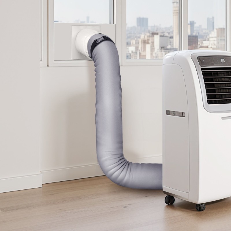 Ilmastointilaitteen letkun suojus kolmikerroksinen jersey-kangas ja sieni 5\