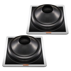 Kattoputken läpivientisaapas EPDM-kumainen 170–355 mm alumiinipohja kaksi kappaletta