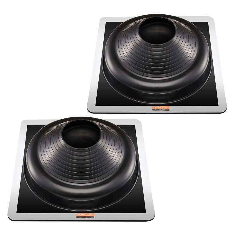 Kattoputken läpivientisaapas EPDM-kumainen 170–355 mm alumiinipohja kaksi kappaletta