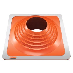 Kattoläpivientikumi silikonikartiolla alumiinipohjalla 0,6 mm 254–457 mm 1 kpl