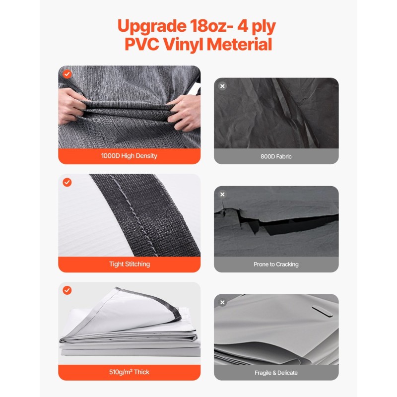 Markiisi moottoroitu sisäänvedettävä alumiiniseosrunko viisitoista jalkaa asuntoautoihin ja perävaunuihin liukuvärimusta