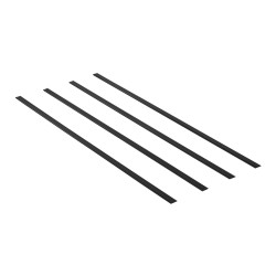 Ketjuaidan näkösuojalistat HDPE muovi 1740 mm kaksoisrakenne 82 kpl musta