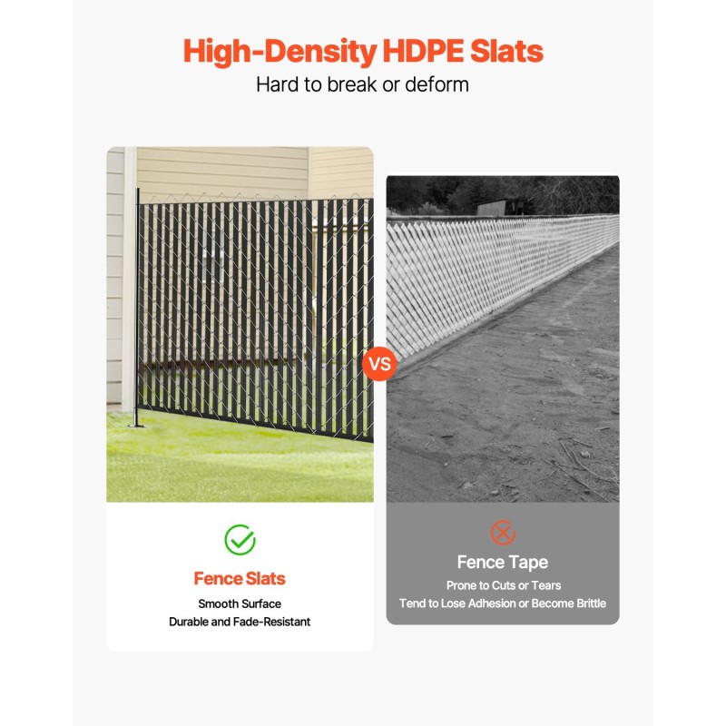 Ketjuaidan näkösuojalistat HDPE-muovi 1740 mm kaksoisrakenne 82 kpl musta