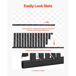 Ketjuaidan kaksiseinäiset mustat HDPE-muoviset suojalistat 2350 mm 82 kpl