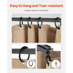 Paviljongin sivuverhosarja 4-paneelinen vedenpitävä polyesteri khaki 281×373×213 senttimetriä