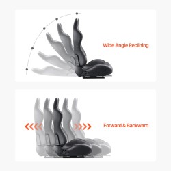 Kilpaistuimet 2 kpl PVC-keinonahka yleismallinen etuistuin korkeatiheyksinen vaahtopehmuste