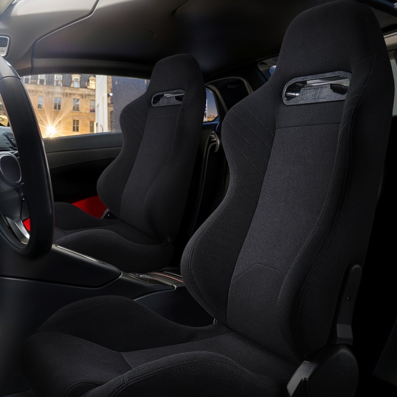 Kilpaistuimet 2 kpl polyesteriverhoilu yleismallinen etuistuimiin ergonominen vaahtotäyte