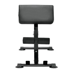 Selänojennuspenkki säädettävä kokoon taitettava hiiliteräs kantavuus 113 kiloa musta