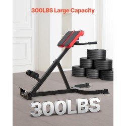 Säädettävä roomalainen selkäpenkki hiiliteräs 136 kg kantavuus kotikäyttöön