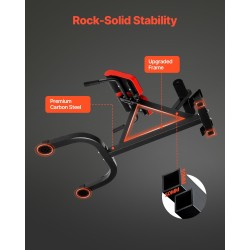 Säädettävä roomalainen selkäpenkki hiiliteräs 136 kg kantavuus kotikäyttöön