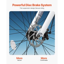 Maastopyörä alumiiniseosrunko 26-tuumaiset renkaat täysjousitus 21-vaihteinen kaksinkertaiset levyjarrut