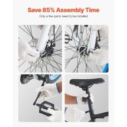 Maastopyörä alumiiniseosrunko 26-tuumaiset renkaat täysjousitus 21-vaihteinen kaksinkertaiset levyjarrut