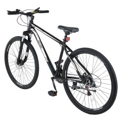 Maastopyörä alumiiniseosrunko 29 tuuman renkailla 21 vaihdetta etujousitus kaksoislevyjarrut