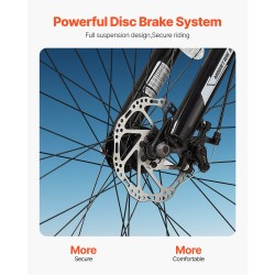 Maastopyörä alumiiniseosrunko 29 tuuman renkailla 21 vaihdetta etujousitus kaksoislevyjarrut