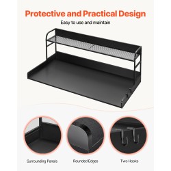 Pesukoneen ja kuivausrummun päälle työtaso 15 mm P2-lastulevy 1370 x 700 mm