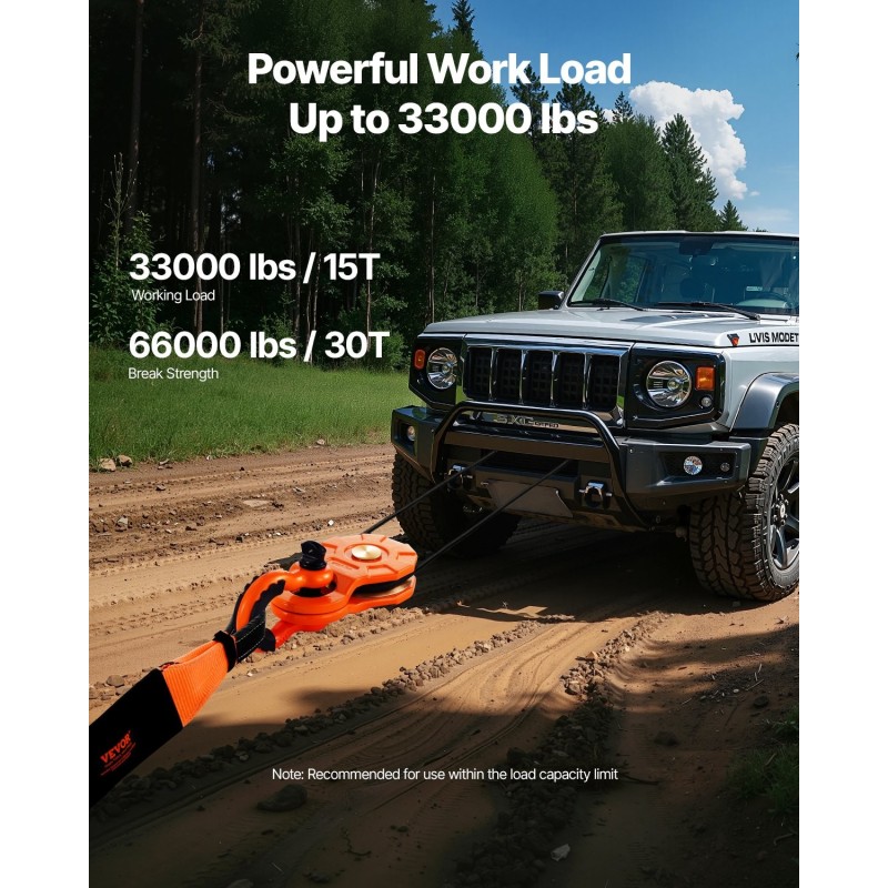 Taljapyörä teräs korroosiosuojattu 15 t työkuorma 10–14 mm köysille urallinen