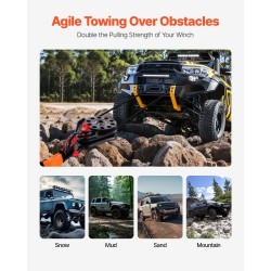 Taljapyörä teräs korroosiosuojattu 15 t työkuorma 10–14 mm köysille urallinen