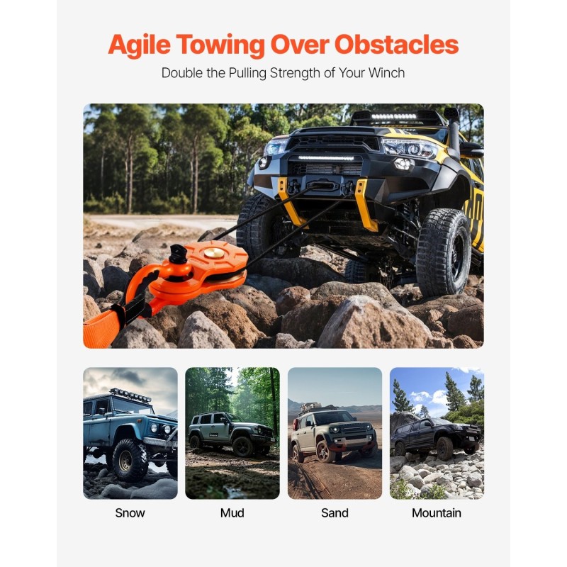 Taljapyörä raskaaseen käyttöön teräs 5 t työkuorma 10 t murtolujuus 108 mm