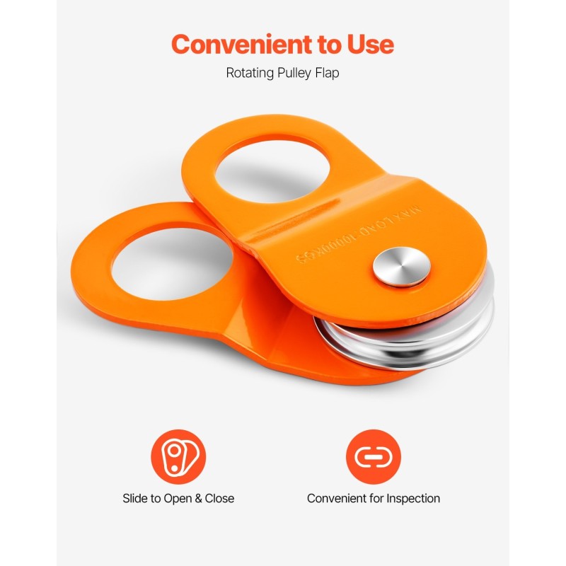 Taljapyörä raskaaseen käyttöön teräs 5 t työkuorma 10 t murtolujuus 108 mm