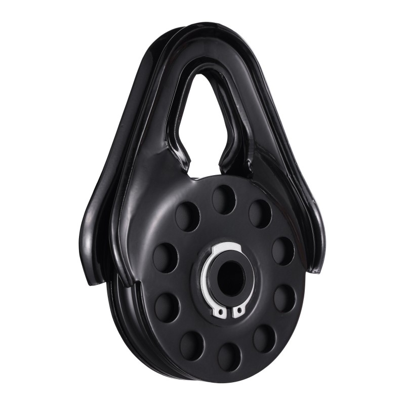 Teräksinen uritettu lohkotalja 7,3 t työkuorma 14,5 t murtolujuus 3/8 tuuman köydelle