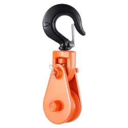 Taljalohko 2 t nimelliskuorma seosteräs 360 astetta kääntyvä koukku