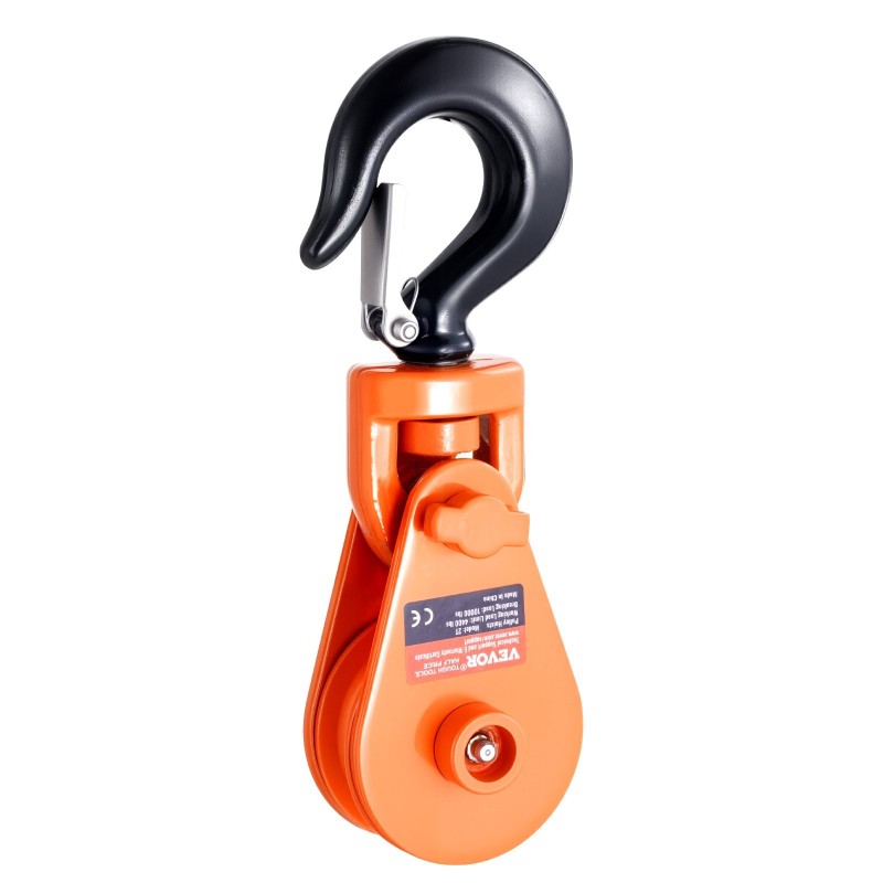 Taljalohko 2 t nimelliskuorma seosteräs 360 astetta kääntyvä koukku
