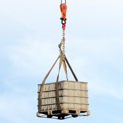 Vinssipyörä seosteräksinen 2 t työkuorma G80-metalliketju 0,6 m 74 mm pyörä