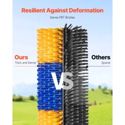 Karjaharja muovirunko PBT-harjakset 43,5 cm 6 kpl karjanhoitoon