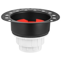 Vapaasti seisovan kylpyammeen viemärisarja PVC muovi messinkiosilla 1 5 tuuman viemärilähtöön