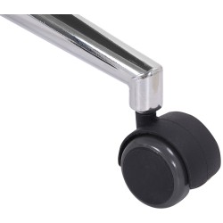 Ergonominen toimistotuoli keinonahkaa ja puuta keinumekanismilla