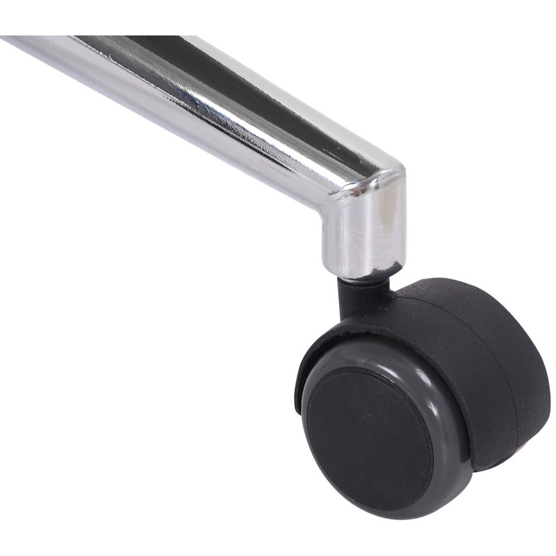 Ergonominen toimistotuoli keinonahkaa ja puuta keinumekanismilla