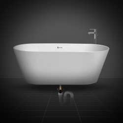 Vapaasti seisovan kylpyammeen viemärisarja messinkirunko ABS-muovi 127 millimetrin asennusaukolle