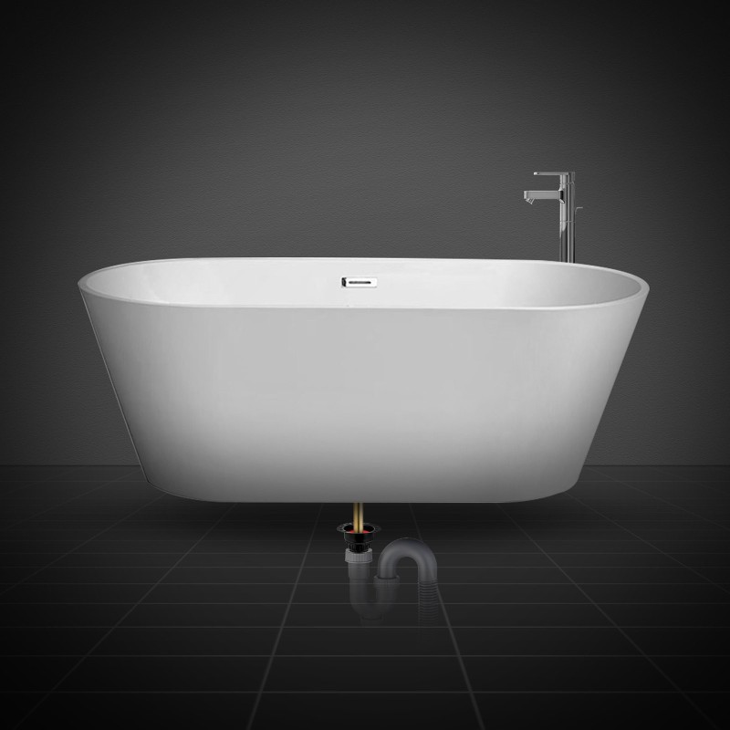 Vapaasti seisovan kylpyammeen viemärisarja messinkirunko ABS-muovi 127 millimetrin asennusaukolle