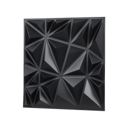 3D seinäpaneelit PVC mattamusta timanttikuvio 33 kpl 2 97 m sisätiloihin