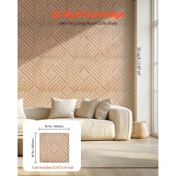Seinäpaneelit PVC-muovi kolmiulotteiset rimakuviolliset vaalea puusävy 12 kpl 2,97 m²