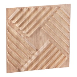 Seinäpaneelit PVC-muovi kolmiulotteiset rimakuviolliset vaalea puusävy 12 kpl 2,97 m²